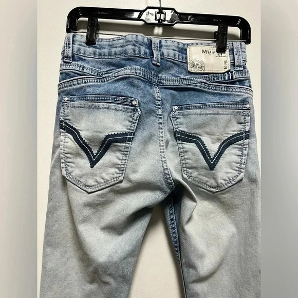 Mufti Men Regular Fit Blue Jeans - Picture 5 of 5